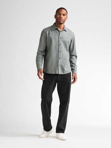 Petrol Industries Comfort fit Button Up Shirt in Green