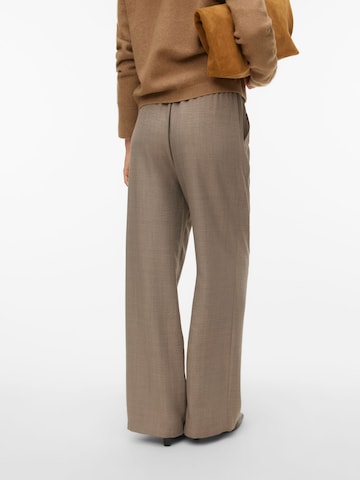 Wide leg Pantaloni 'VMMELANEY' di VERO MODA in beige
