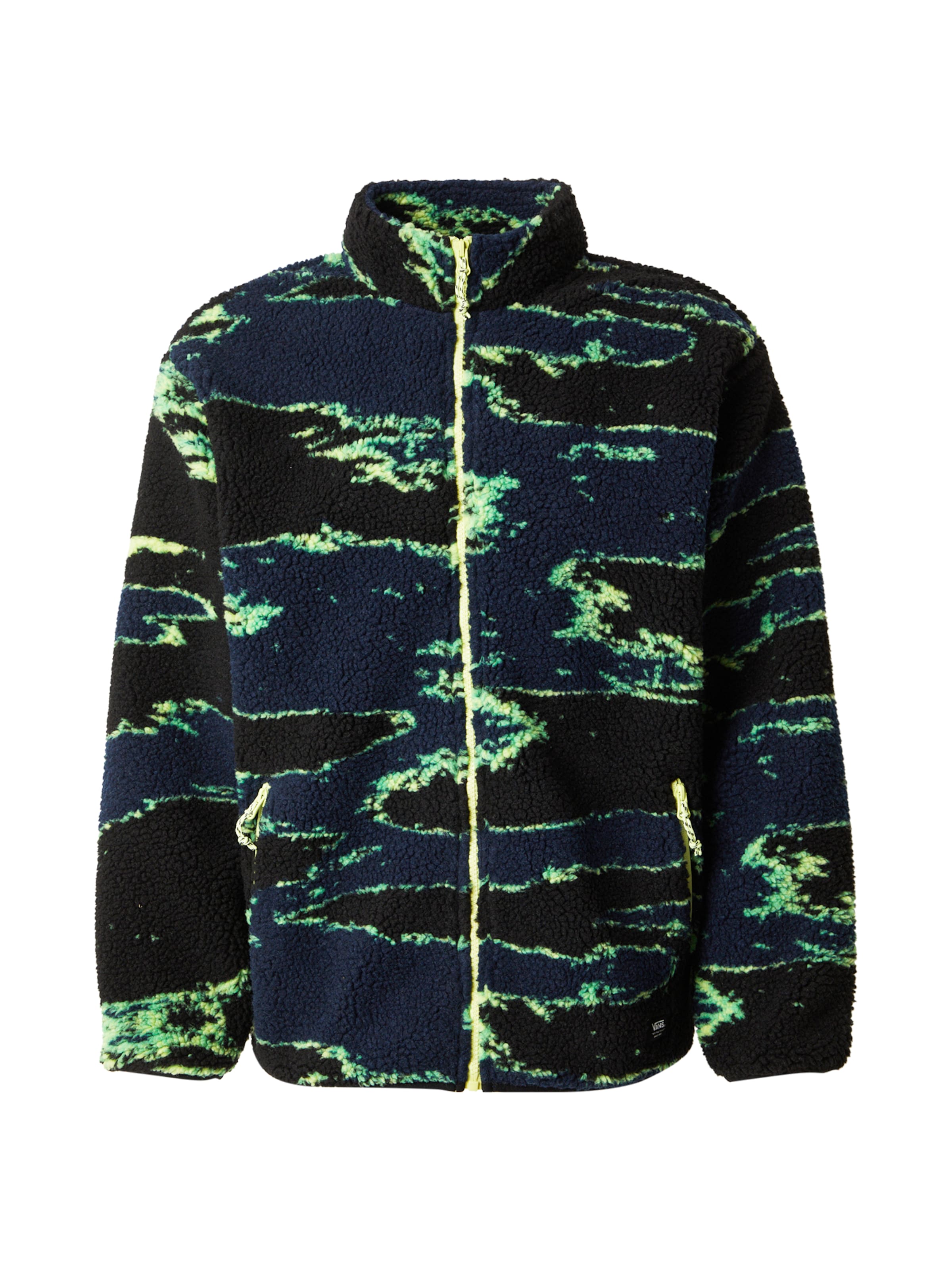 VANS Fleece Jacket in Black: front