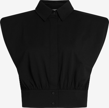 Karl Lagerfeld - Blusa en negro: frente