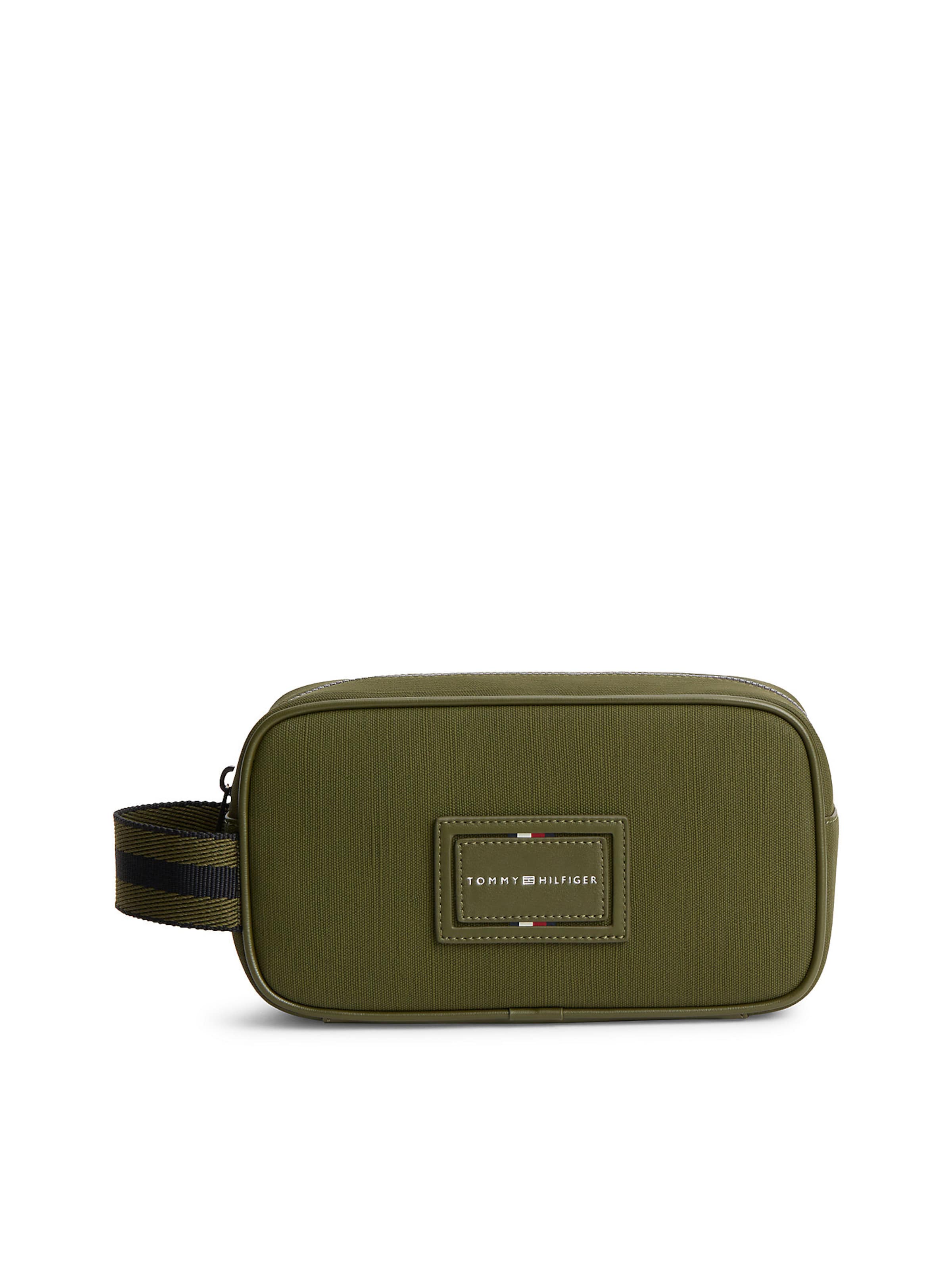 TOMMY HILFIGER Toiletry bag 'Foundation' in Green: front
