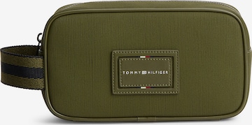 TOMMY HILFIGER Kulturtasche 'Foundation' in Grün: Vorderseite