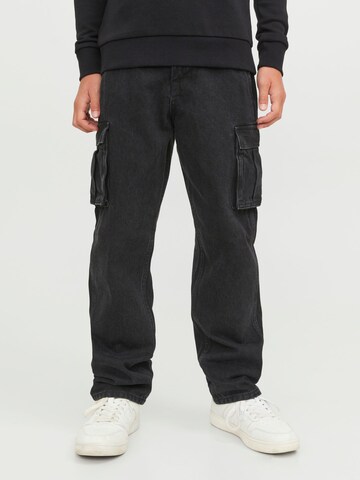 Jack & Jones Junior Regular Broek 'Chris SBD 312' in Zwart: voorkant