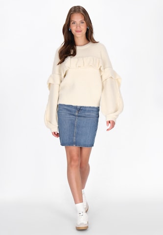 MYMO Trui 'Young Fashion' in Wit