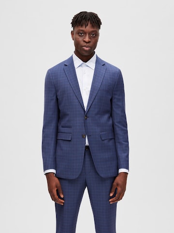 SELECTED HOMME Slim fit Suit Jacket in Blue: front