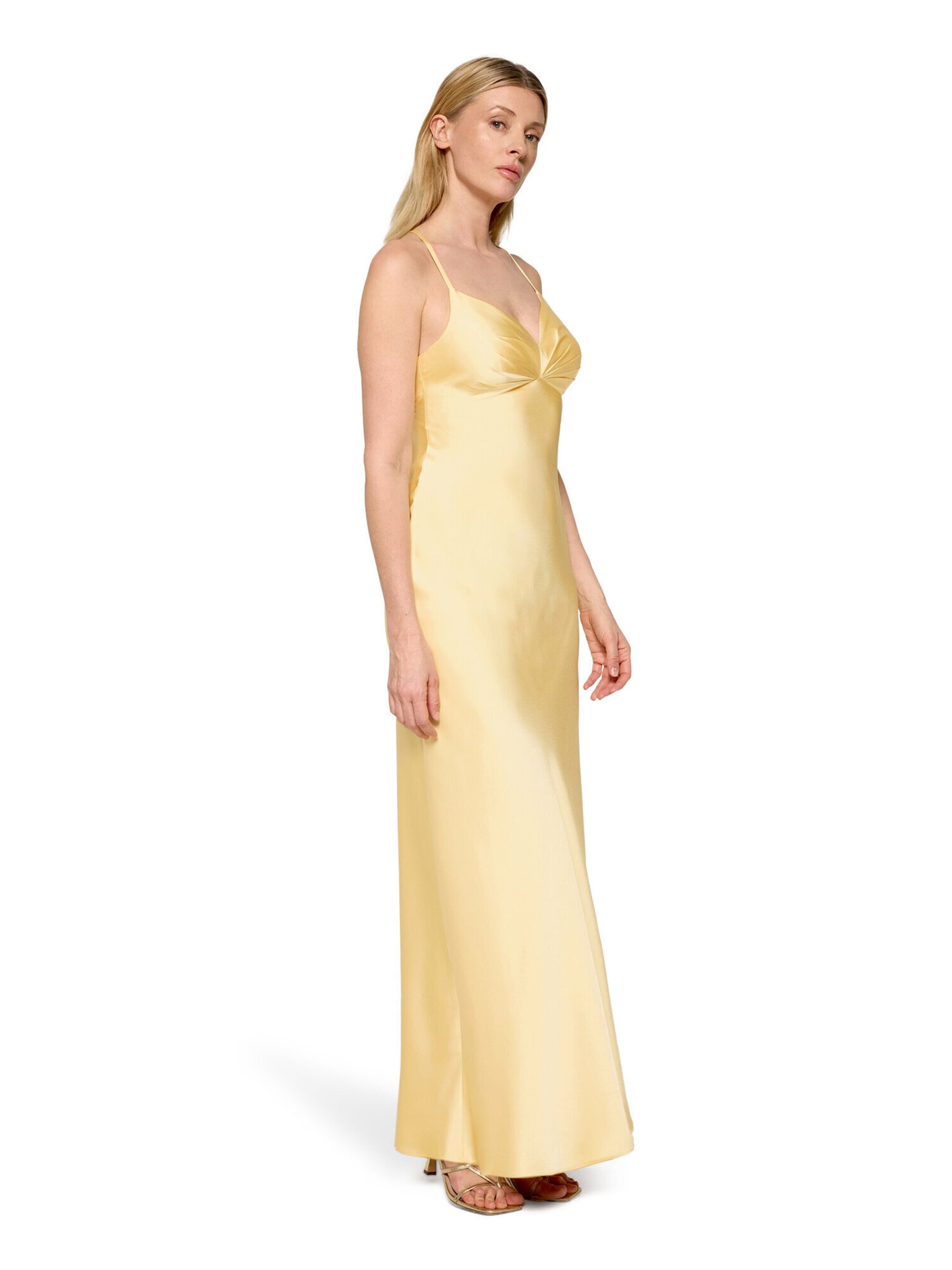 Vera Mont Abendkleid schmal geschnitten in Gelb