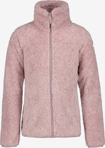 ICEPEAK Athletic Fleece Jacket in Pink: front
