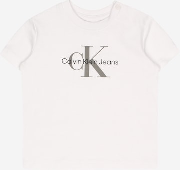 Calvin Klein Jeans قميص بـ أبيض: الأمام