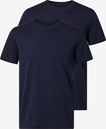 T-Shirt SELECTED HOMME en bleu : devant