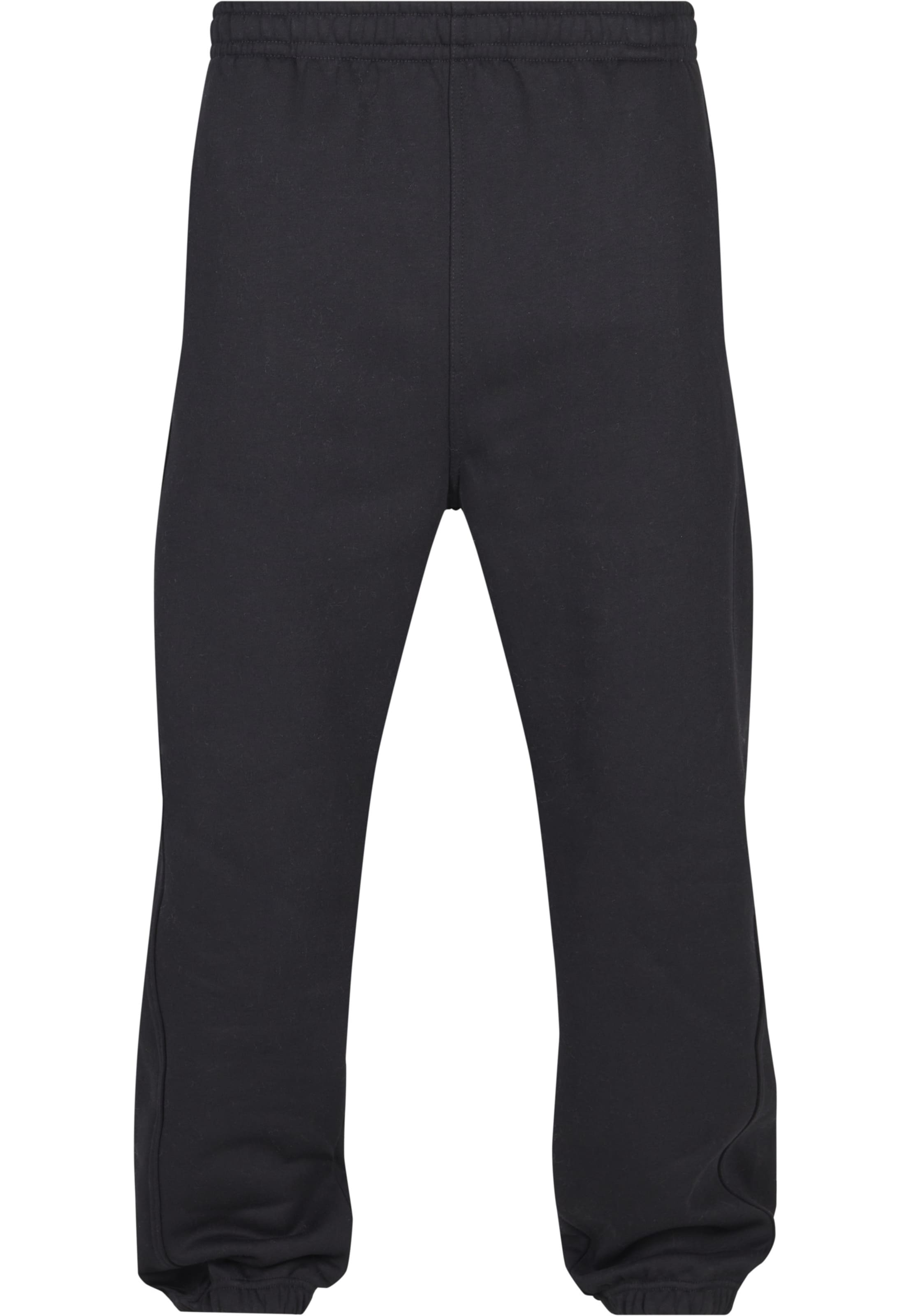 Urban Classics Loose fit Trousers in Black: front