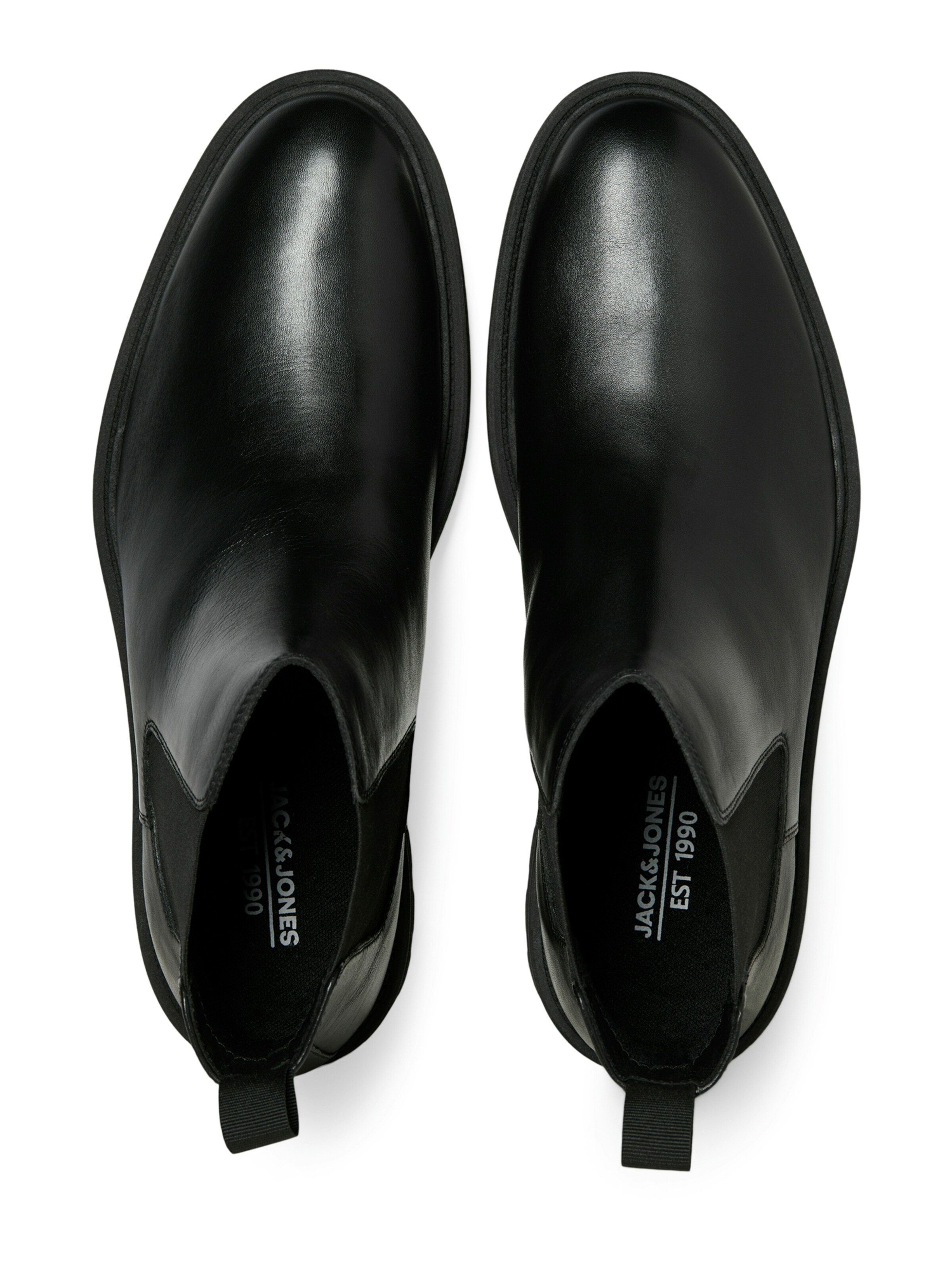 JACK & JONES Chelsea Boots 'JFWhoSkins' in Black