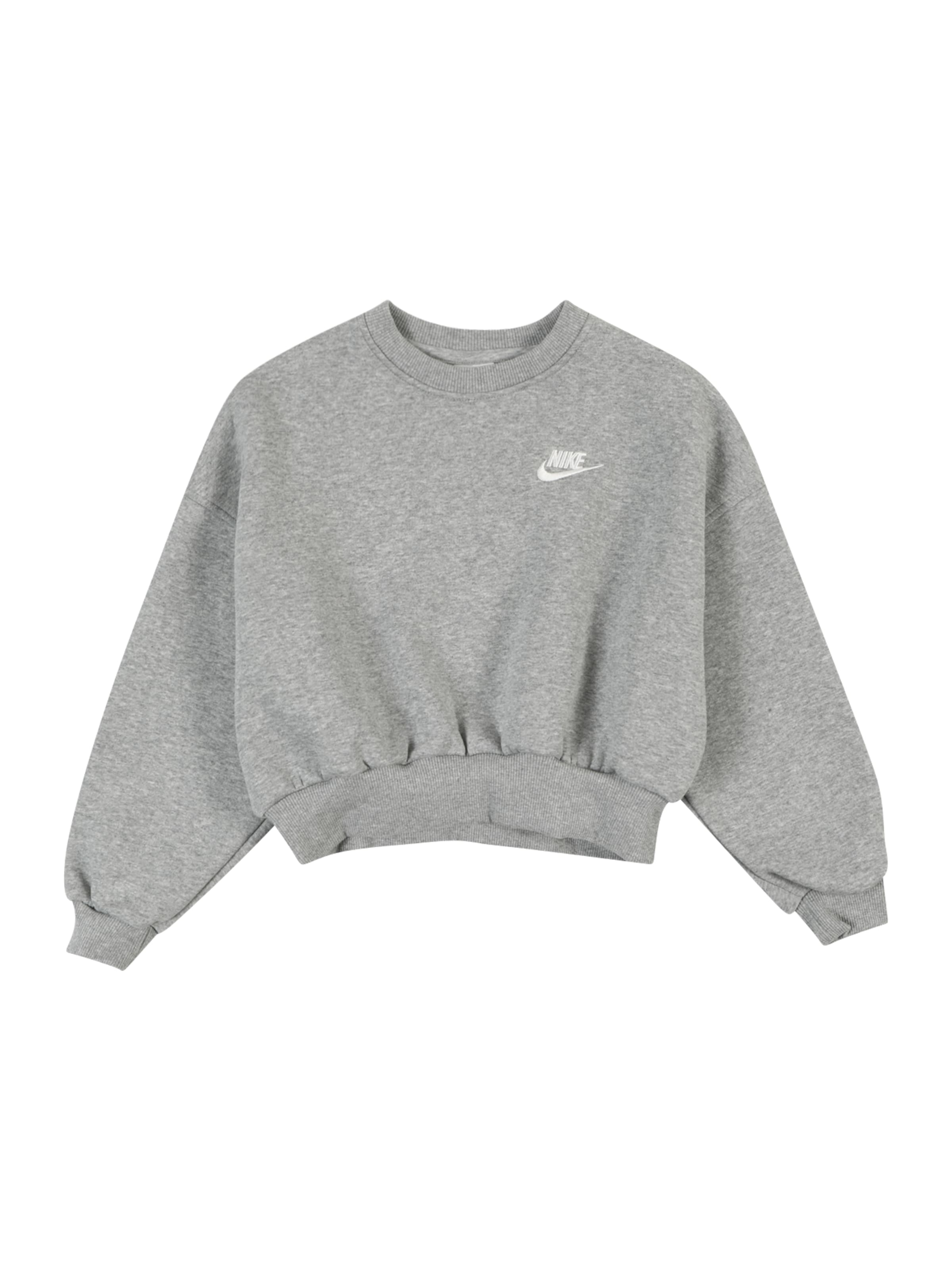 Nike Sportswear Sweatshirt 'CLUB FLC' in Grey: front