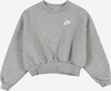 Felpa 'CLUB FLC' di Nike Sportswear in grigio: frontale
