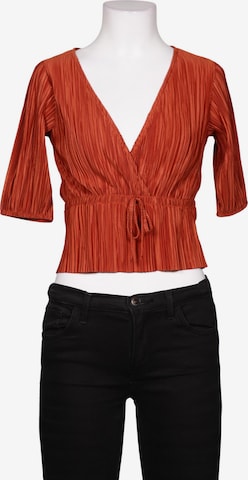 Stradivarius Bluse S in Braun: Vorderseite