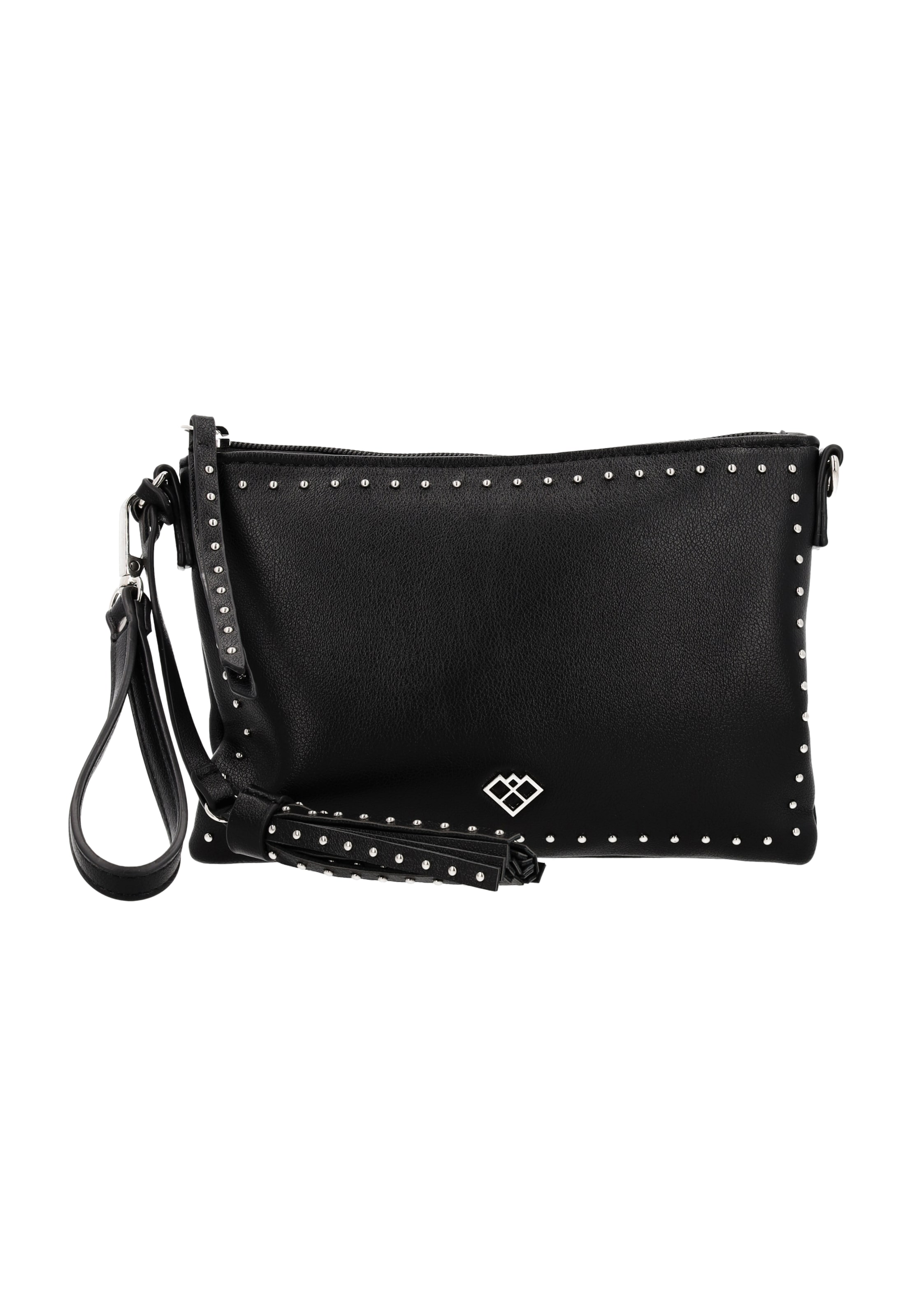 IZIA Axelremsväska i svart: framsida