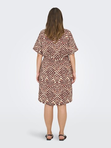 ONLY Carmakoma Blousejurk 'CARShilla' in Bruin