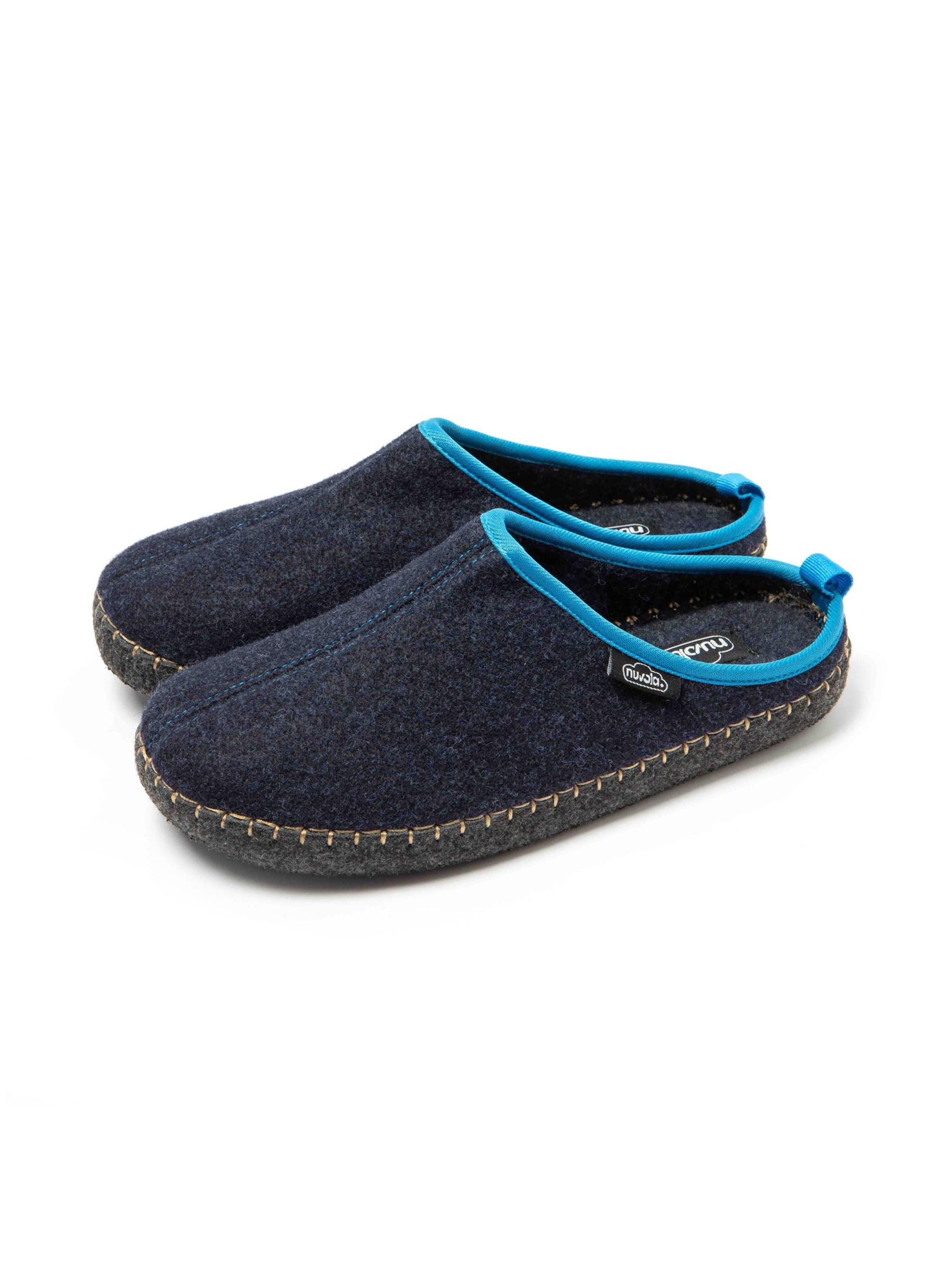 Nuvola. - Zapatillas de casa 'Zueco Rim' en azul