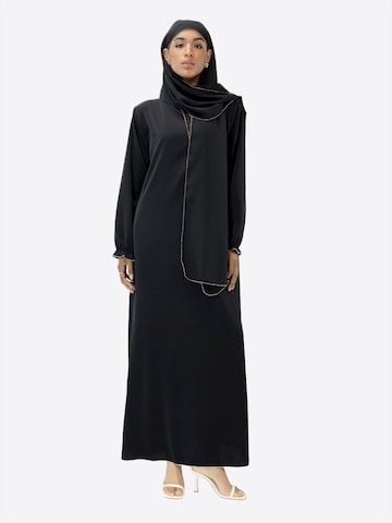 Robe Elara en noir : devant
