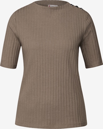 STREET ONE Shirt in Braun: Vorderseite