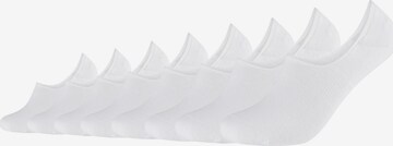 s.Oliver Ankle Socks in White: front