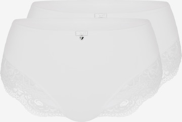 Culotte 'BEAUTIFUL ROSE' sassa en blanc : devant