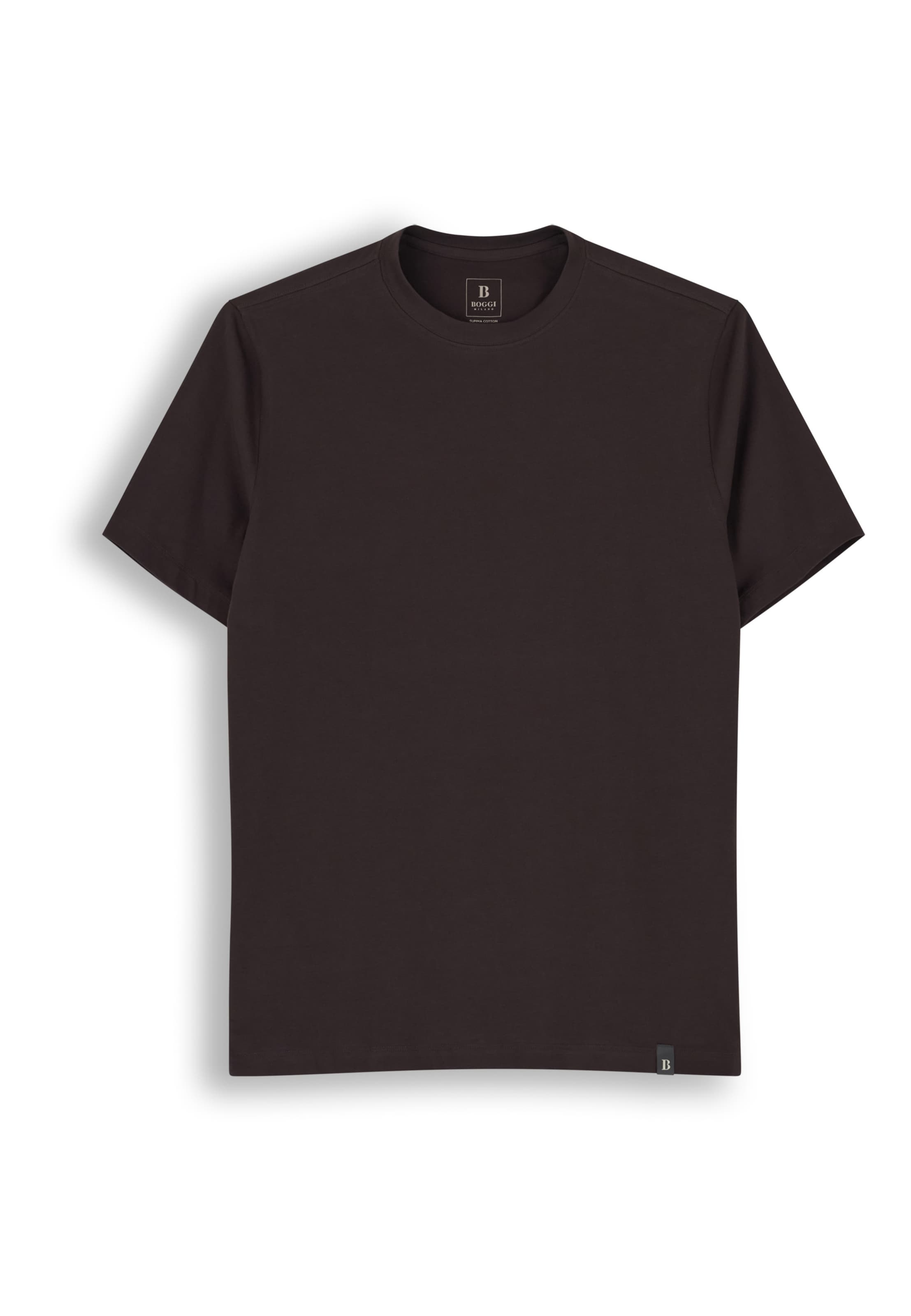 T-Shirt Boggi Milano en marron : devant