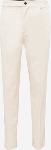 Calvin Klein Bandplooibroek in Beige: voorkant