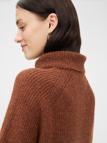 PIECES Sweater 'Ellen' in Brown