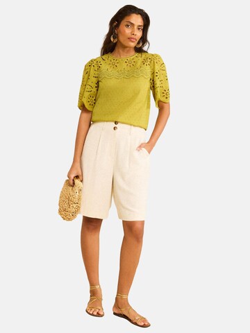 Camicia da donna di love & roses in verde: frontale