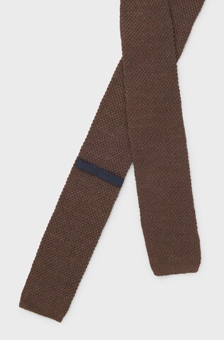 BOSS Tie 'Beckham x Boss' in Brown