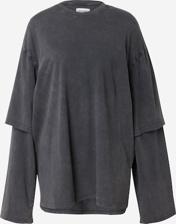 Sweat-shirt WEEKDAY en gris : devant