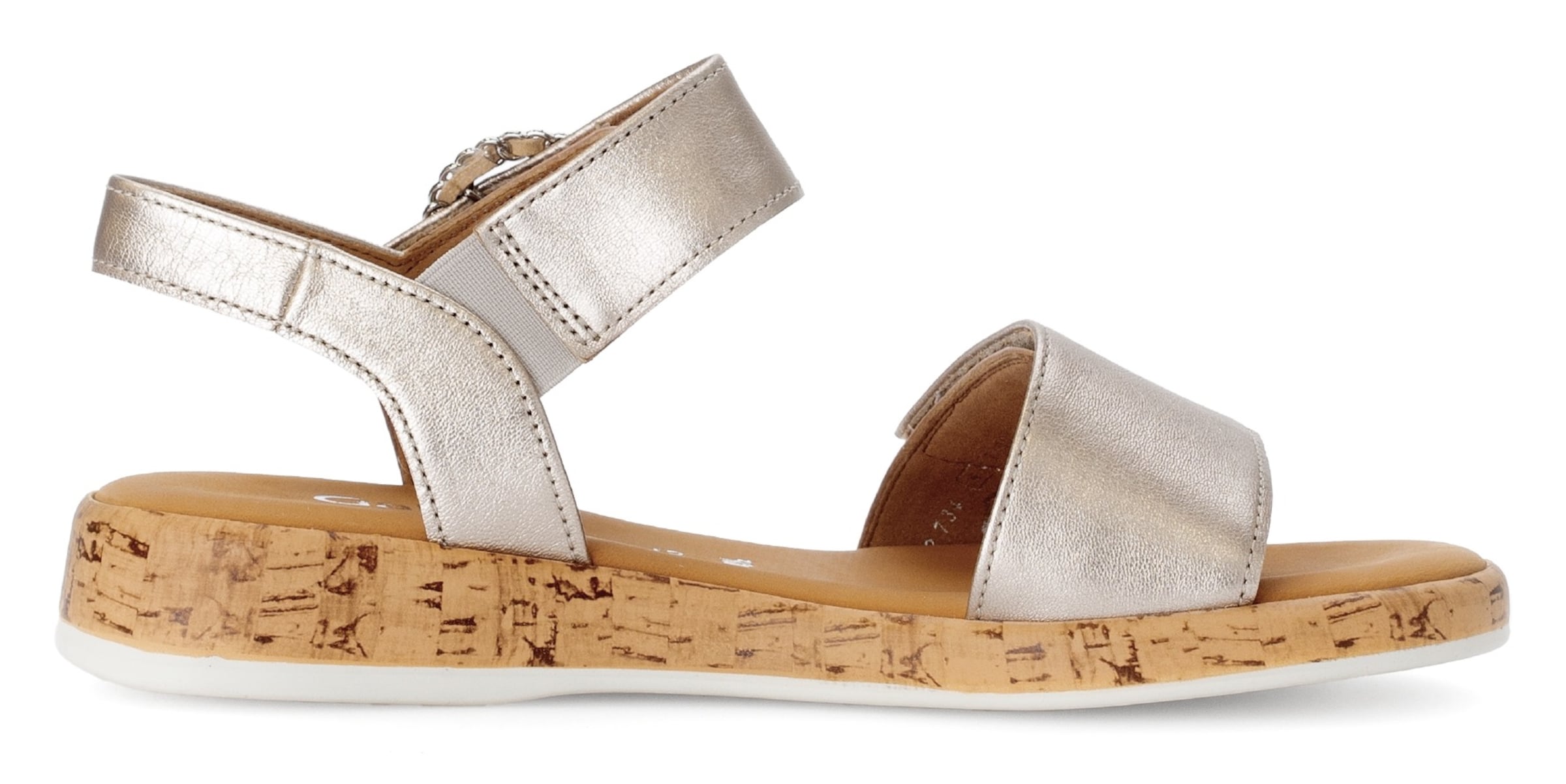 GABOR Strap sandal in Gold