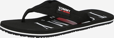 Tommy Jeans Tongs en noir, Vue avec produit
