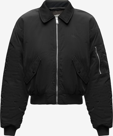 Giacca di mezza stagione di Calvin Klein Jeans in nero: frontale