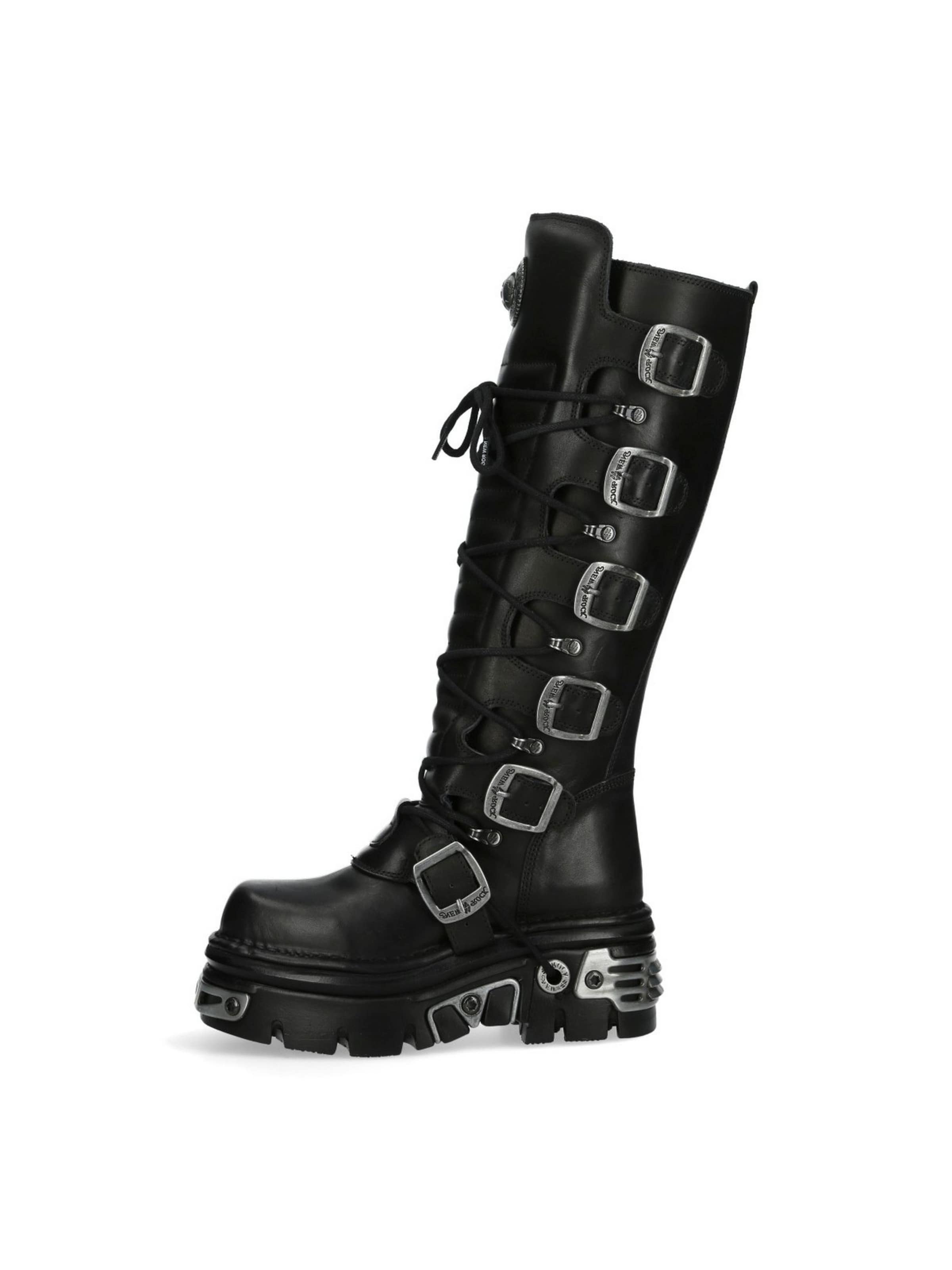 Stivale stringato 'M-272-S1' di New Rock in nero: frontale