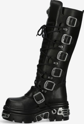 Stivale stringato 'M-272-S1' di New Rock in nero: frontale