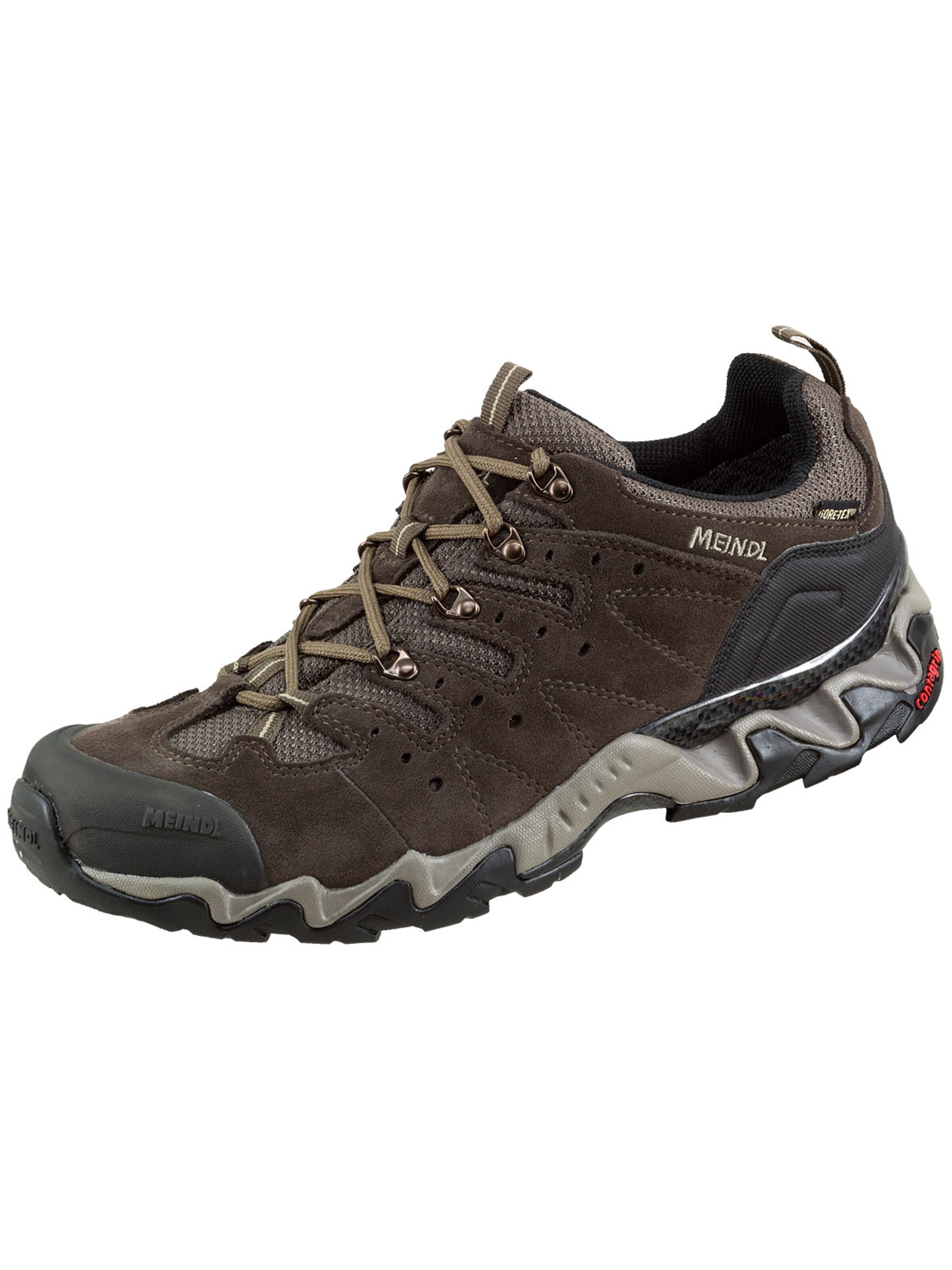 MEINDL Flats 'Wanderschuhe Portland GTX' in Brown: front