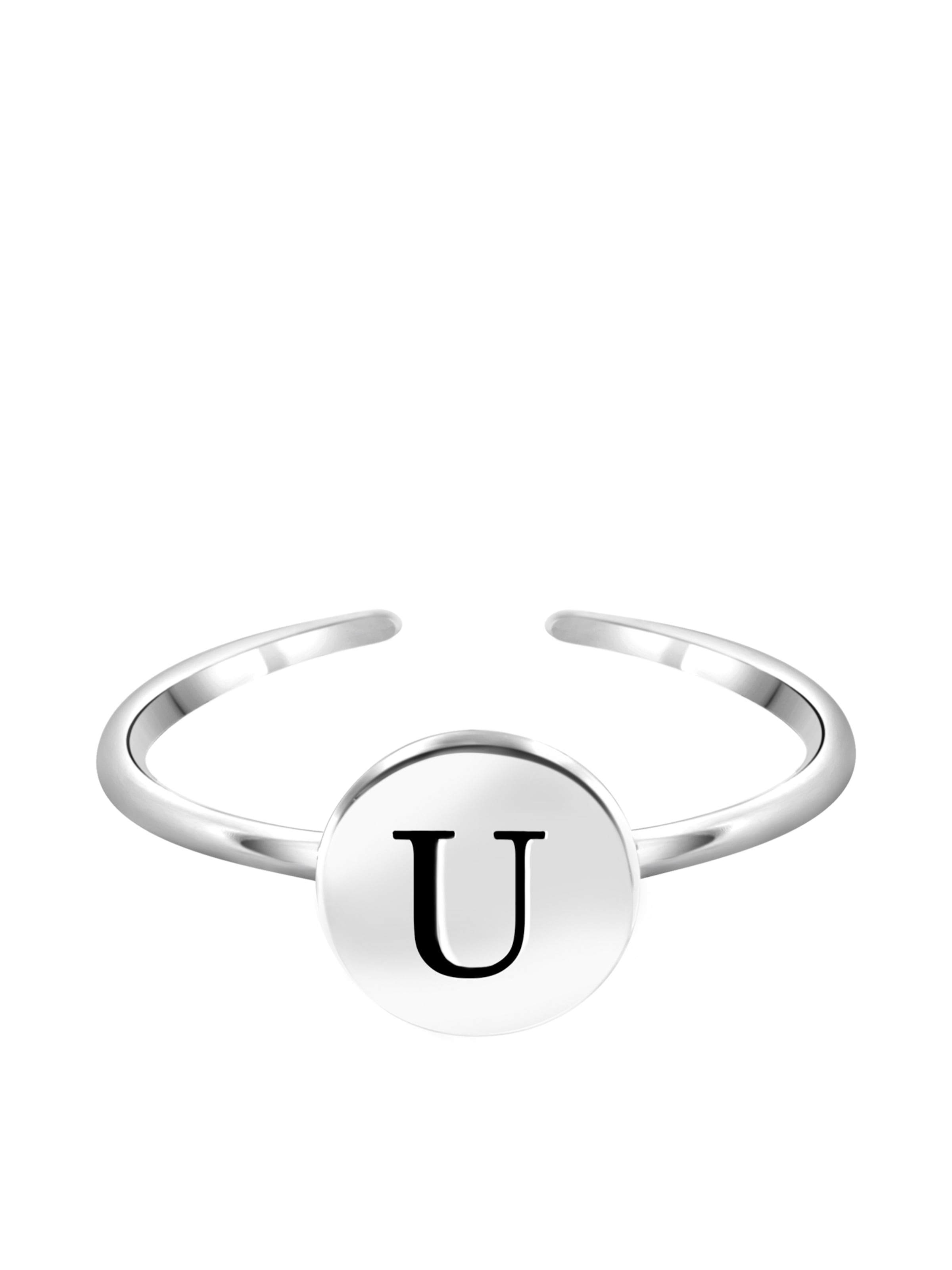 Lucardi Ring in Silver: front