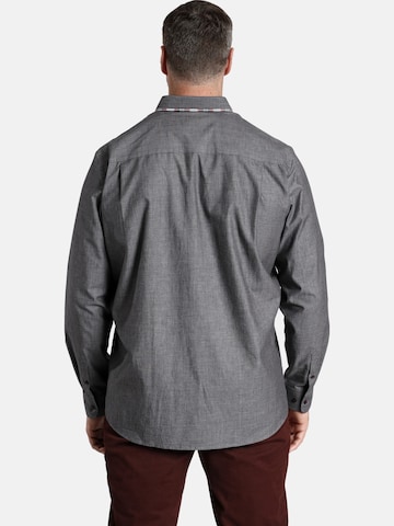 Charles Colby Regular fit Button Up Shirt 'Duke Jefferson' in Grey