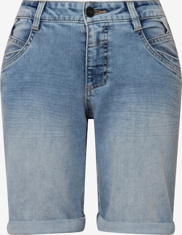 LAURASØN Regular Jeans in Blue: front