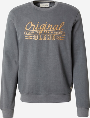 BLEND Sweatshirt in Grau: predná strana