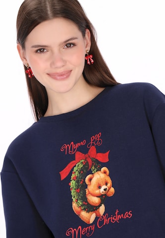 Sweat-shirt 'Pop' MYMO en bleu