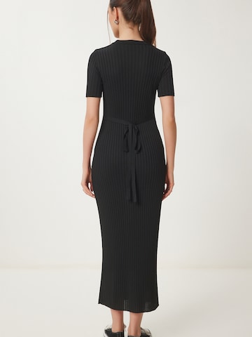 Happiness İstanbul - Vestido de punto en negro
