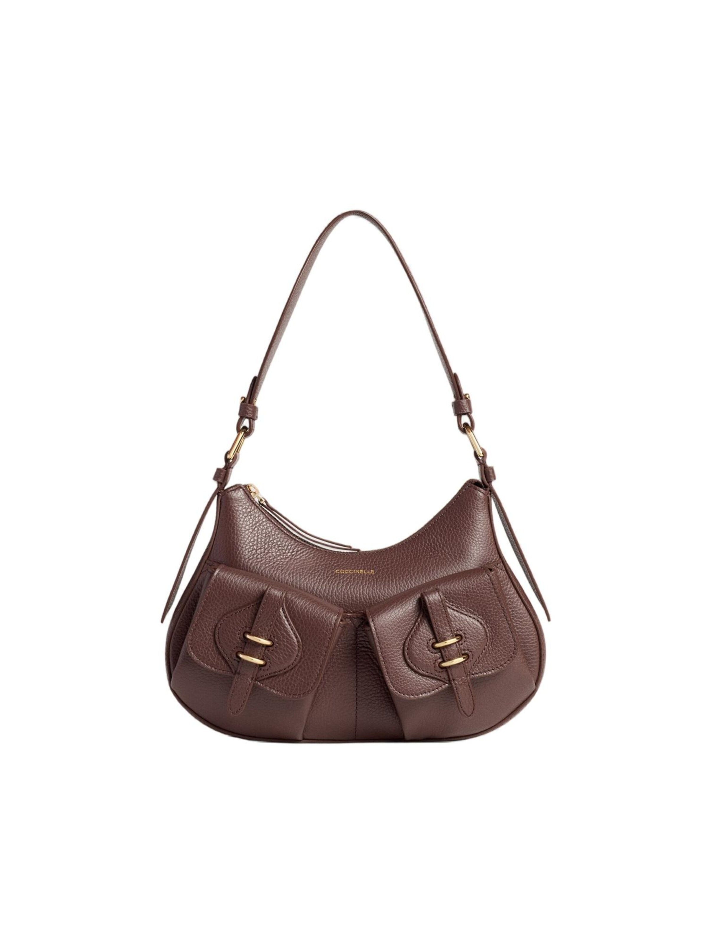 Borsa a spalla 'Mavery Pocket 1' di Coccinelle in lilla: frontale