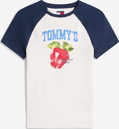 Tommy Jeans Majica 'MARKET' u mornarsko plava / jabuka / crvena / bijela, Pregled proizvoda