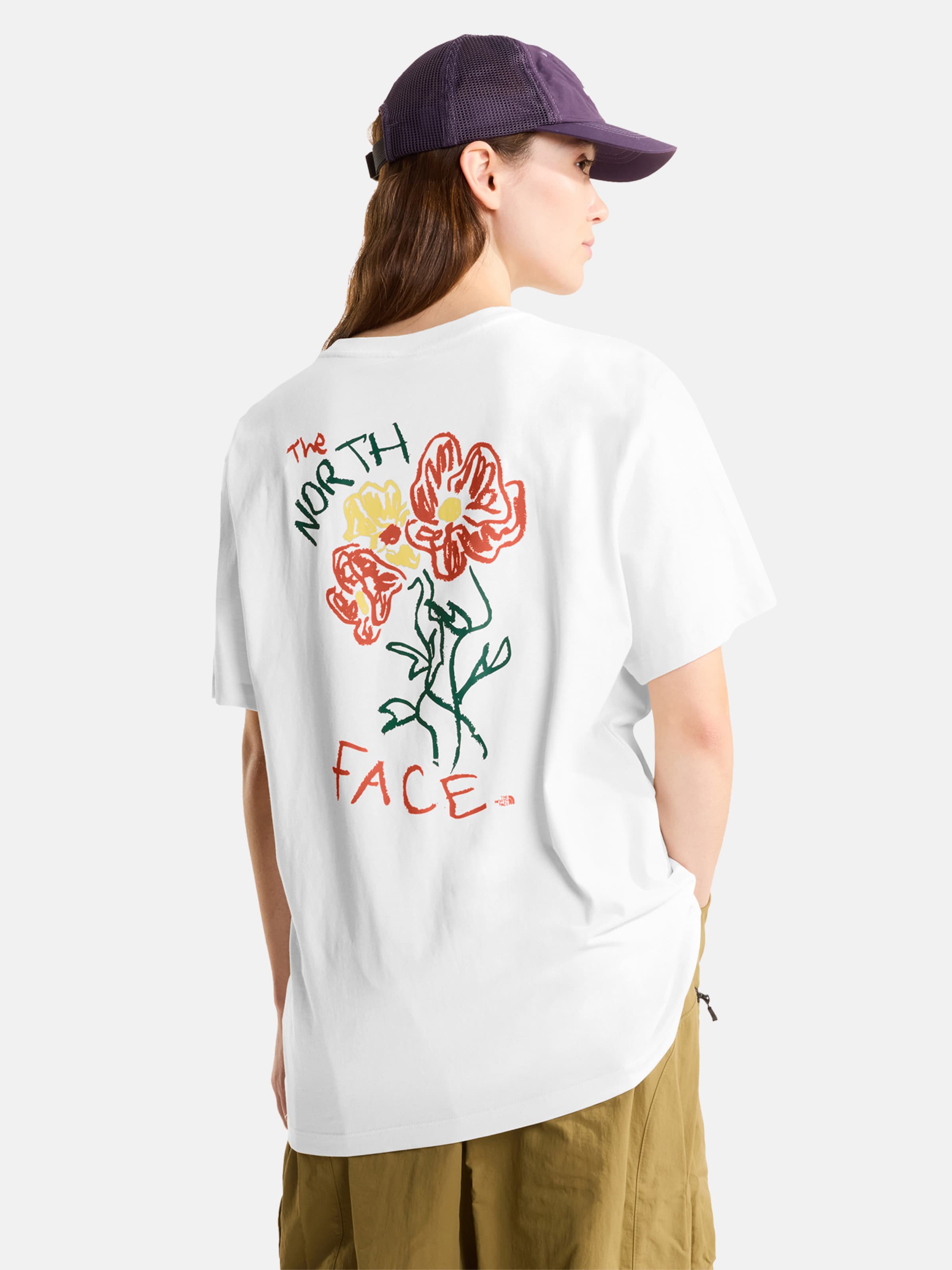 THE NORTH FACE Tricou 'Flower Scribble' pe Alb | ABOUT YOU