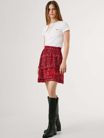 Gonna 'Mariona' di Pepe Jeans in rosso