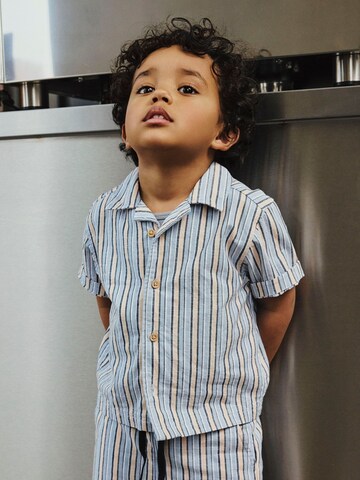 Coupe regular Chemise NAME IT en bleu : devant