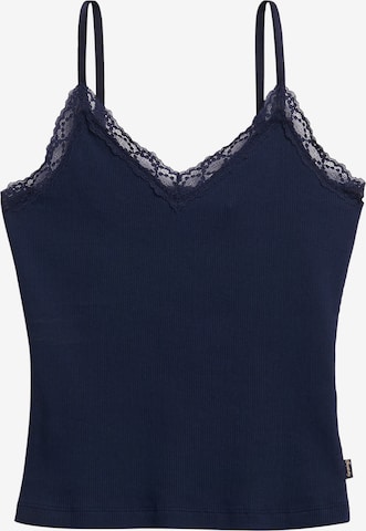 Superdry Top 'Essential' in Blue: front