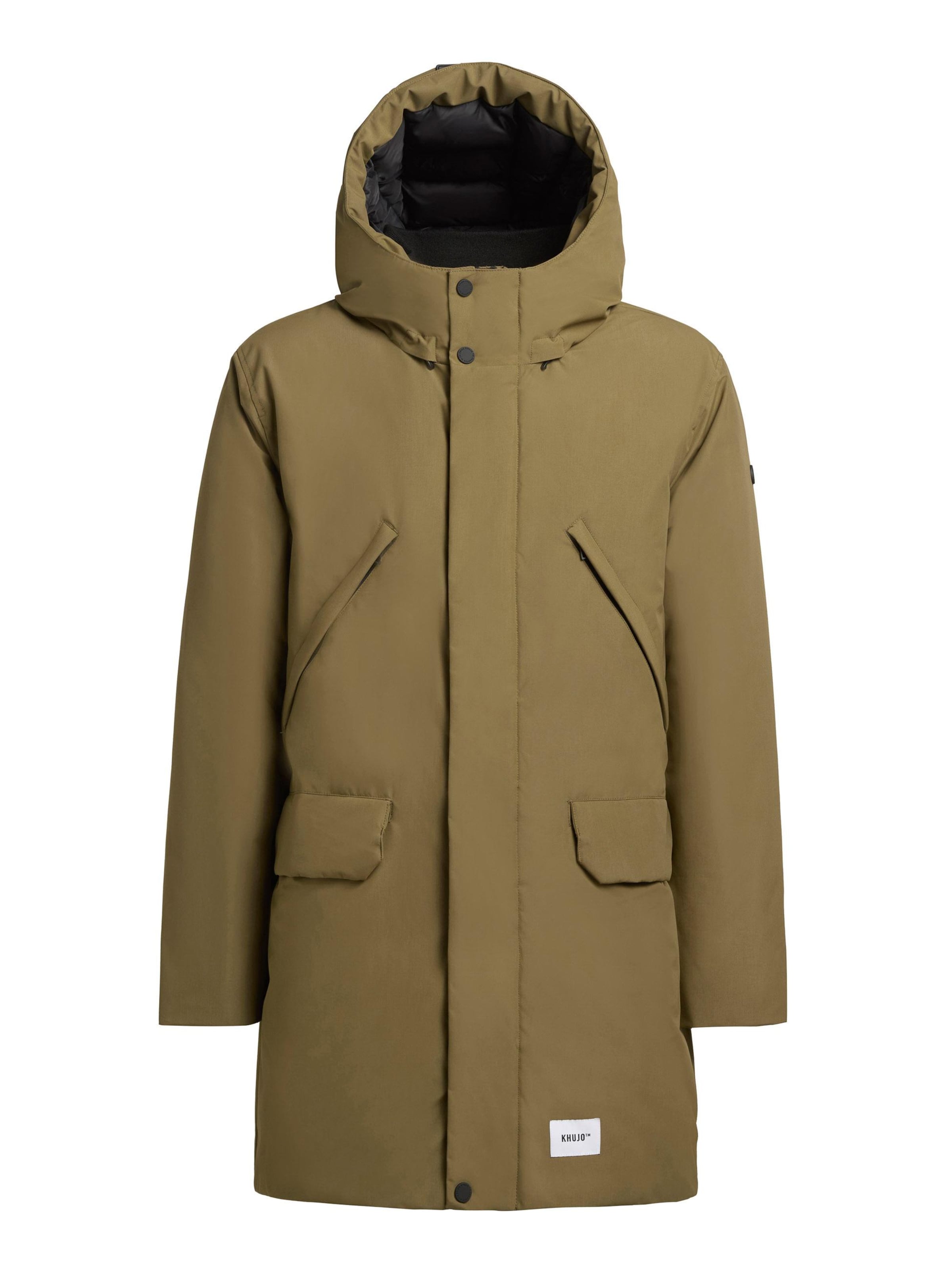 Cappotto invernale 'Figaro ' di khujo in verde: frontale